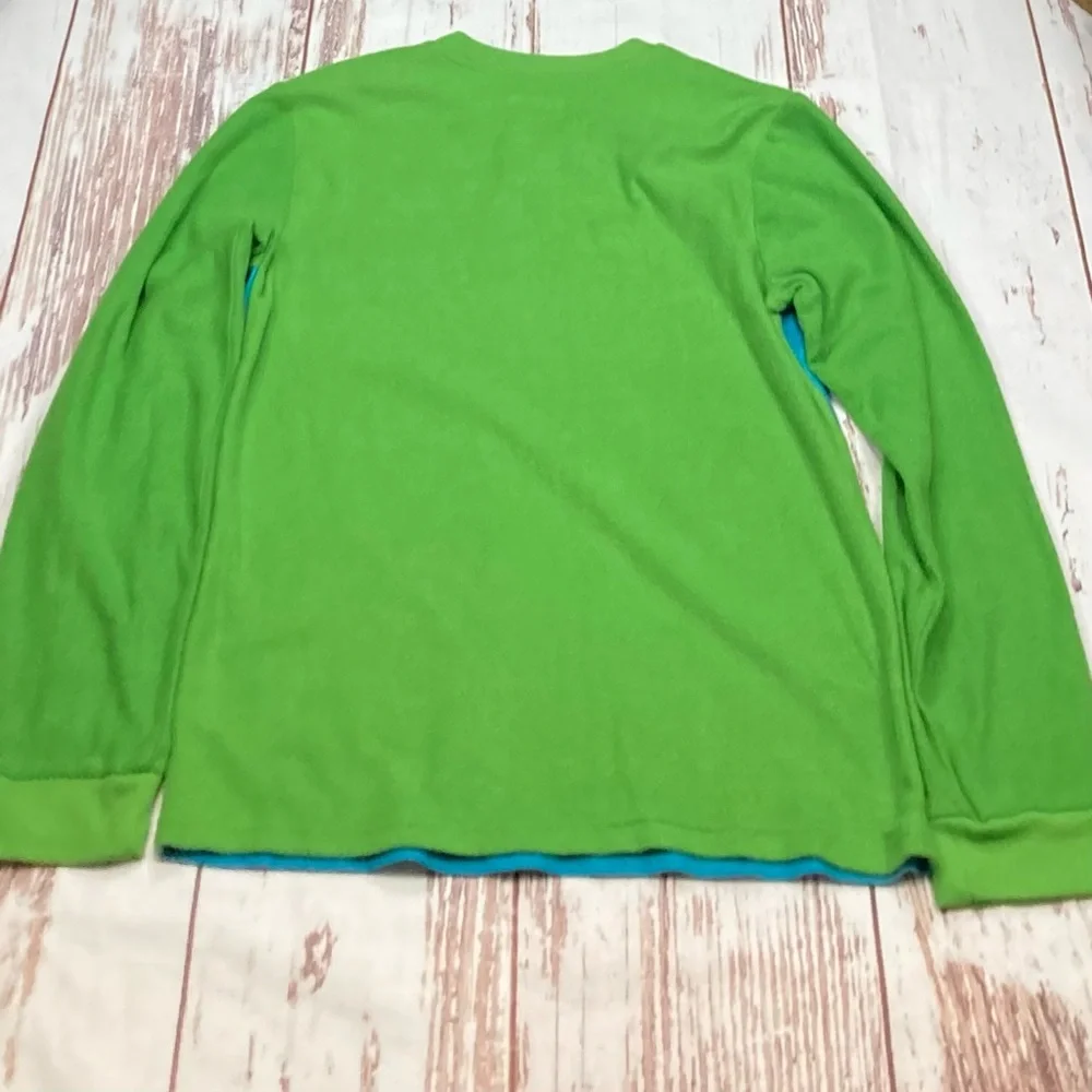 Minecraft Pajama Set Long Sleeve & Pants Green Sz 14/16